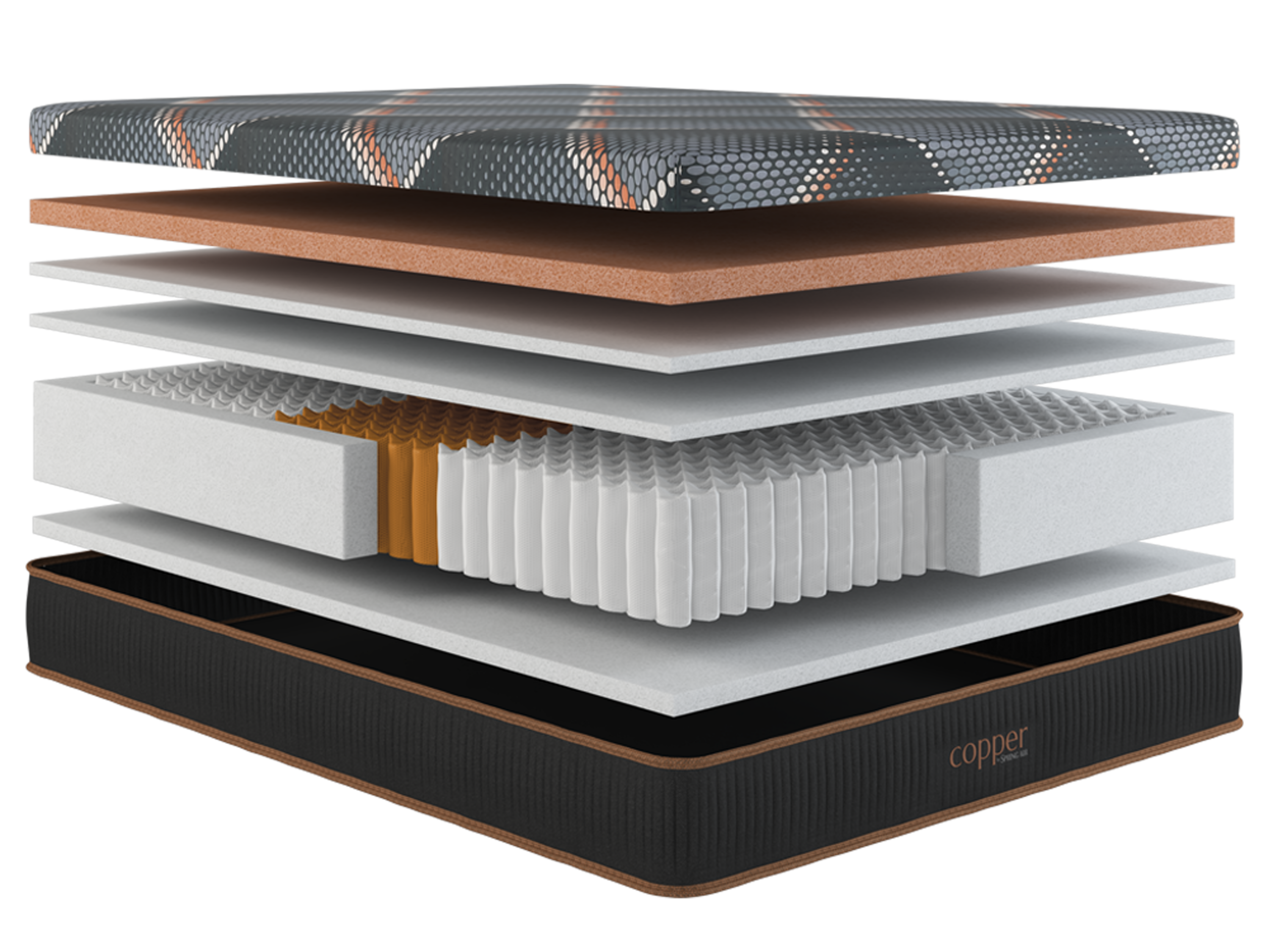 Copper Hybrid Firm Smoothtop Mattress by SpringAir