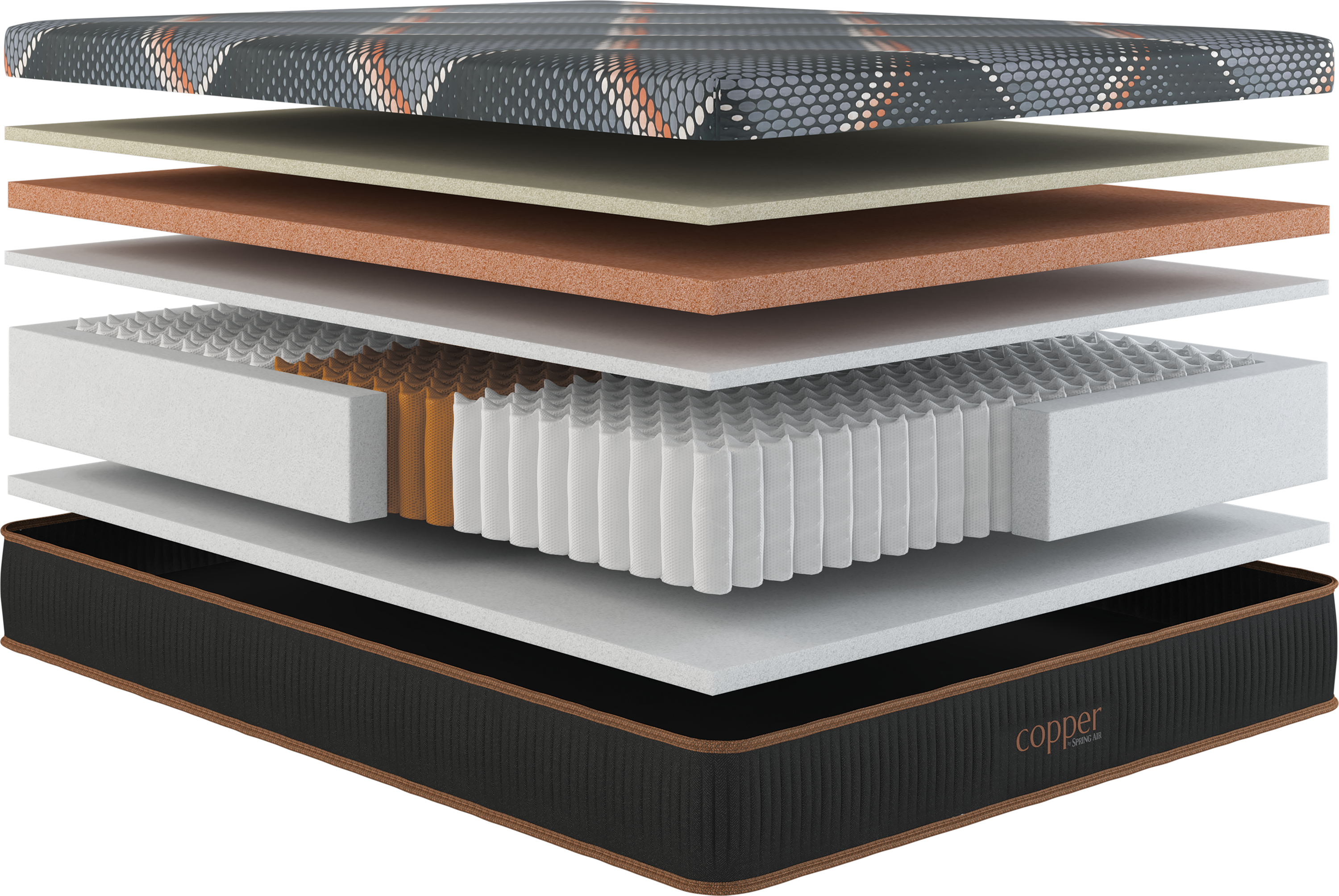 Copper Hybrid Plush Smoothtop Mattress by SpringAir