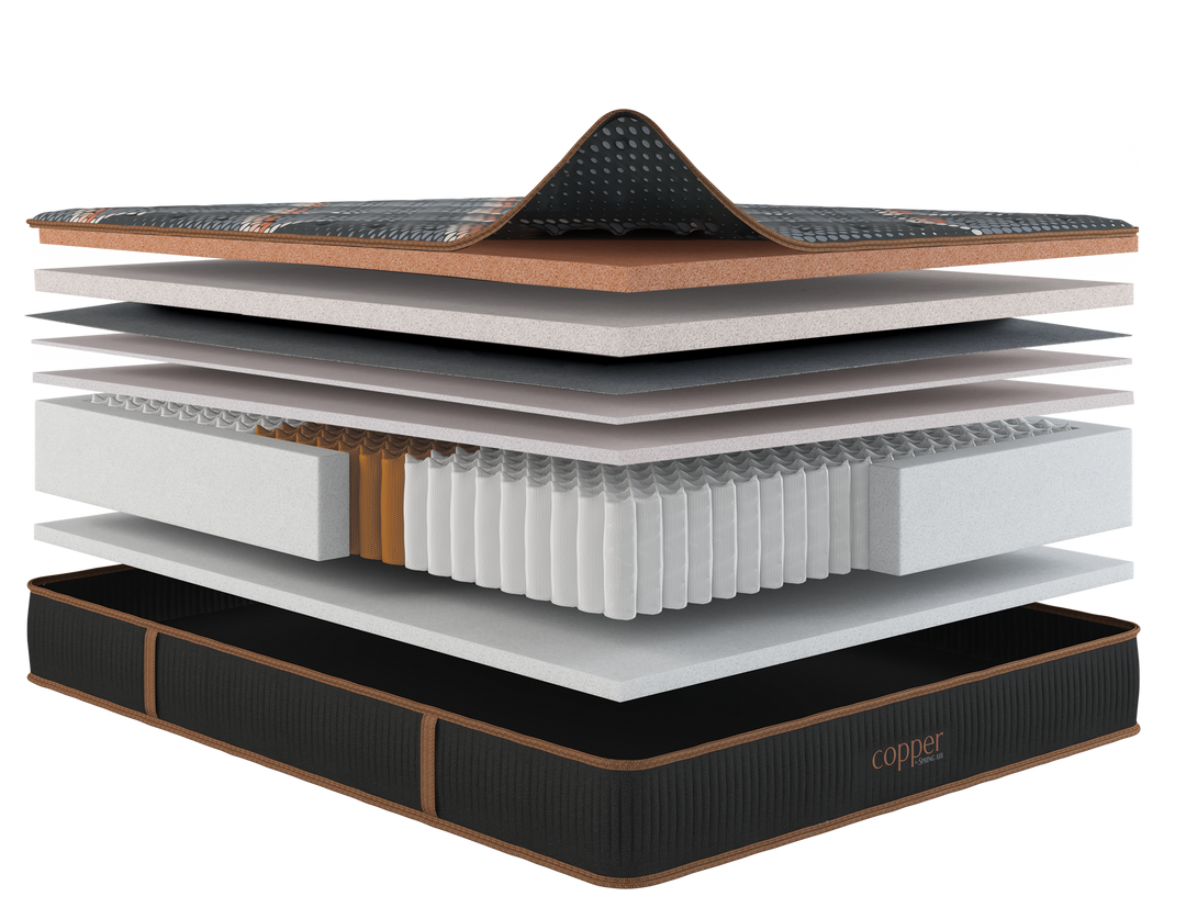 Copper Hybrid Firm Quilted Mattress by SpringAir