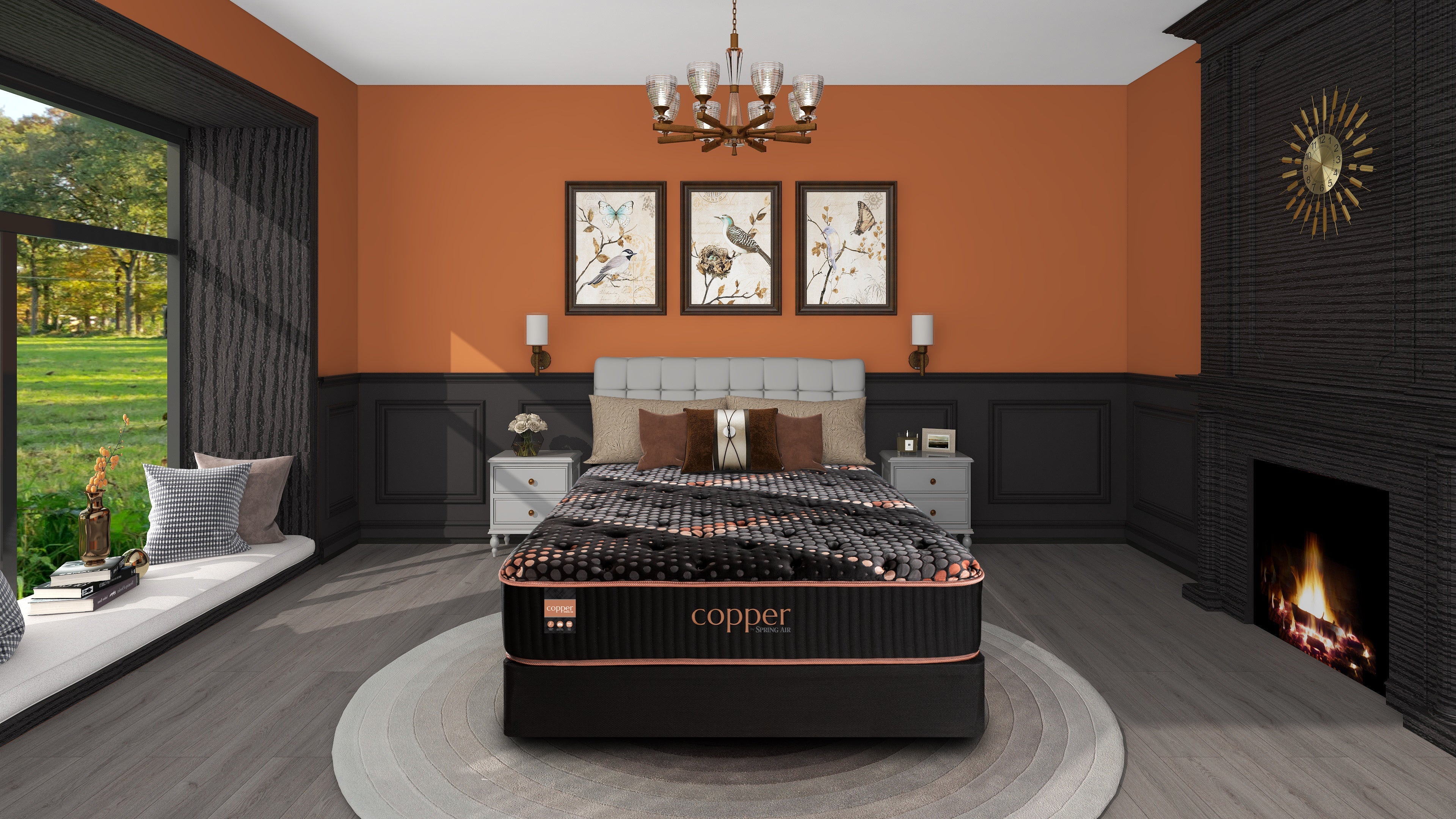 Copper Hybrid Firm Quilted Mattress by SpringAir