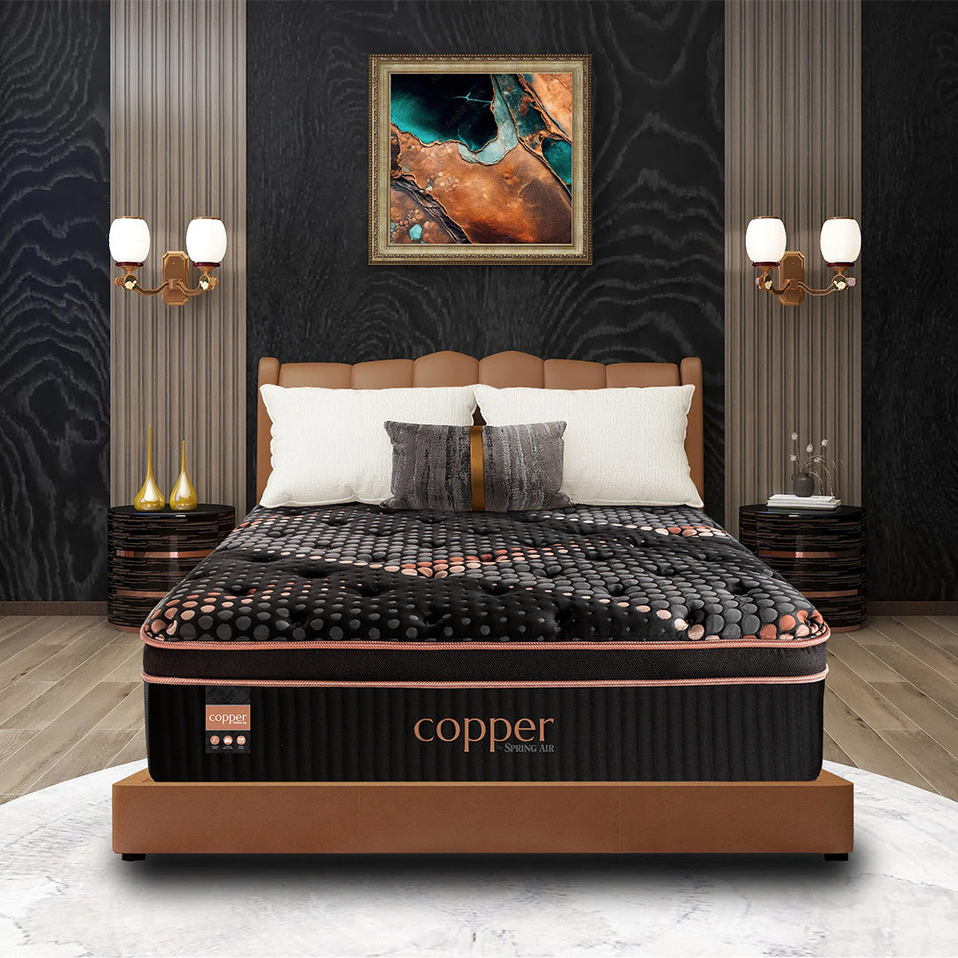 Copper Quilted  Euro Pillow Top Mattress by SpringAir