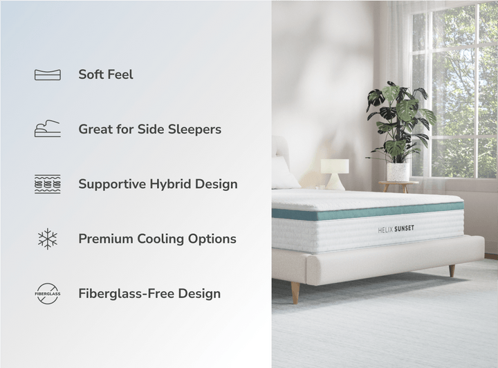 Sunset Core Plush Mattress by Helix